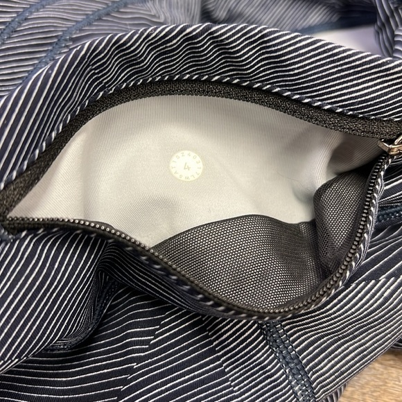 Lululemon SPEED UP 27” Leggings-Etch Hail Midnight Size 4 - Picture 6 of 8